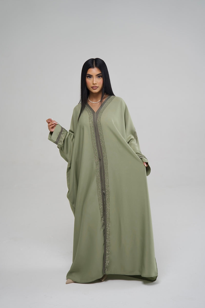 Soft Sage Abaya