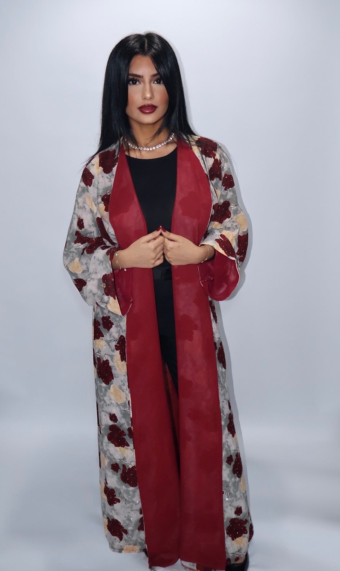 Rouge Rose Abaya