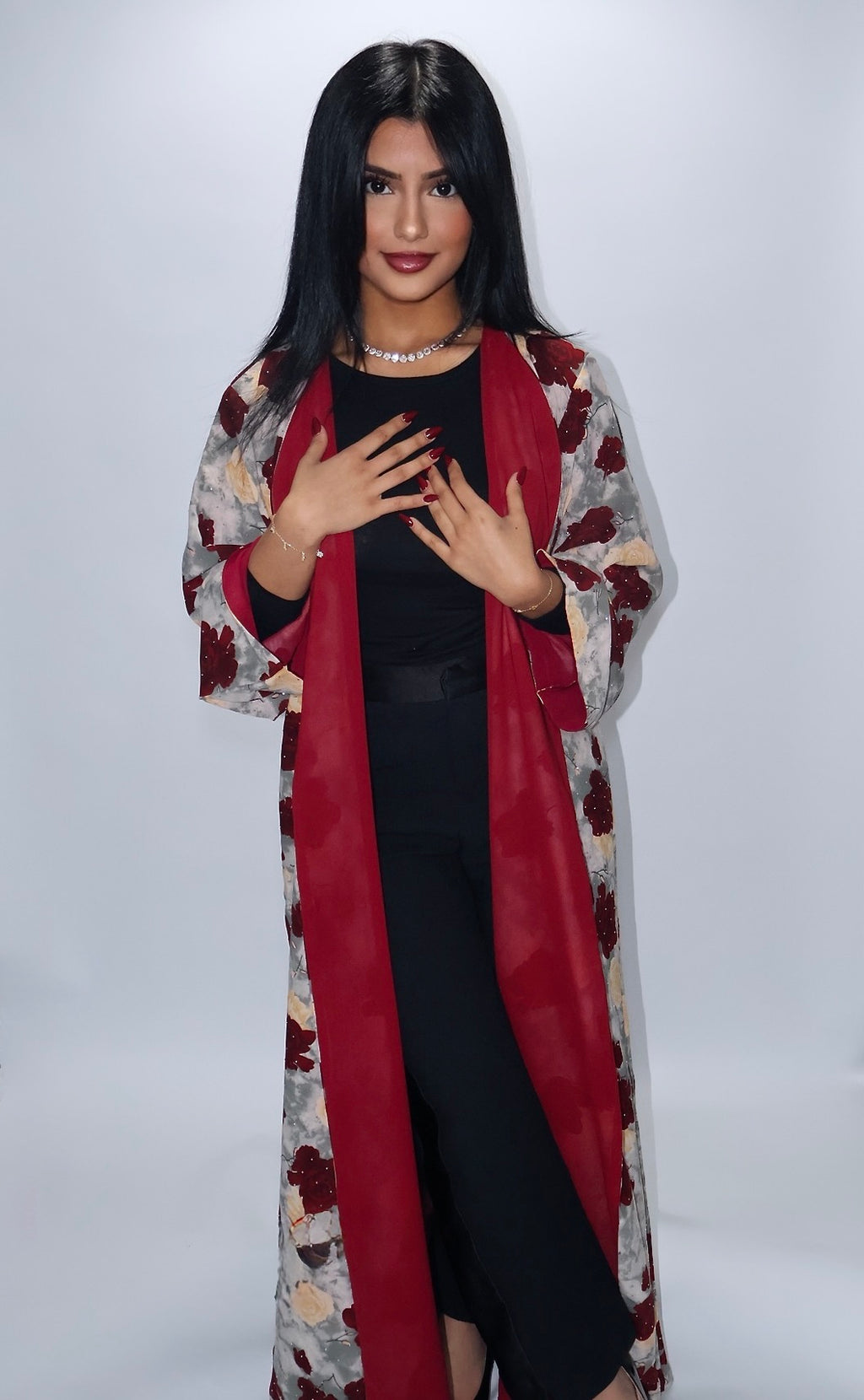 Rouge Rose Abaya